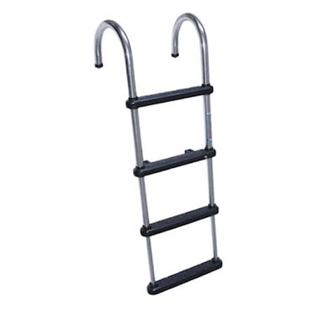 Windline 4 Step Telescoping Removable Pontoon Boat Ladder TDL-4E